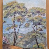 Tableau peinture mer Océan