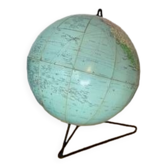 Globe Terrestre Vintage Girard et Barrère année 50