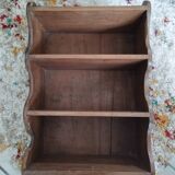 Old small wooden shelf