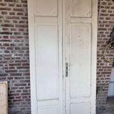 Pair of antique partition doors