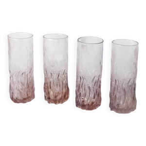 4 verres lilas texture