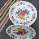 Assiettes et plat moulin des loups