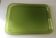 Antique Baccarat green and gold crystal tray?