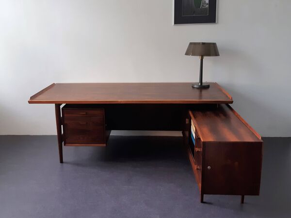 Bureau de direction en palissandre par Arne Vodder pour Sibast Møbelfabrik, Danemark, années 1950 ou 1960