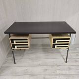Vintage desk with suspended pedestal, 60s design
