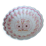 Salad bowl or bowl HB HENRIOT QUIMPER Rose flower