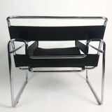 Pair of "vassily" model armchairs Marcel Breuer 1980