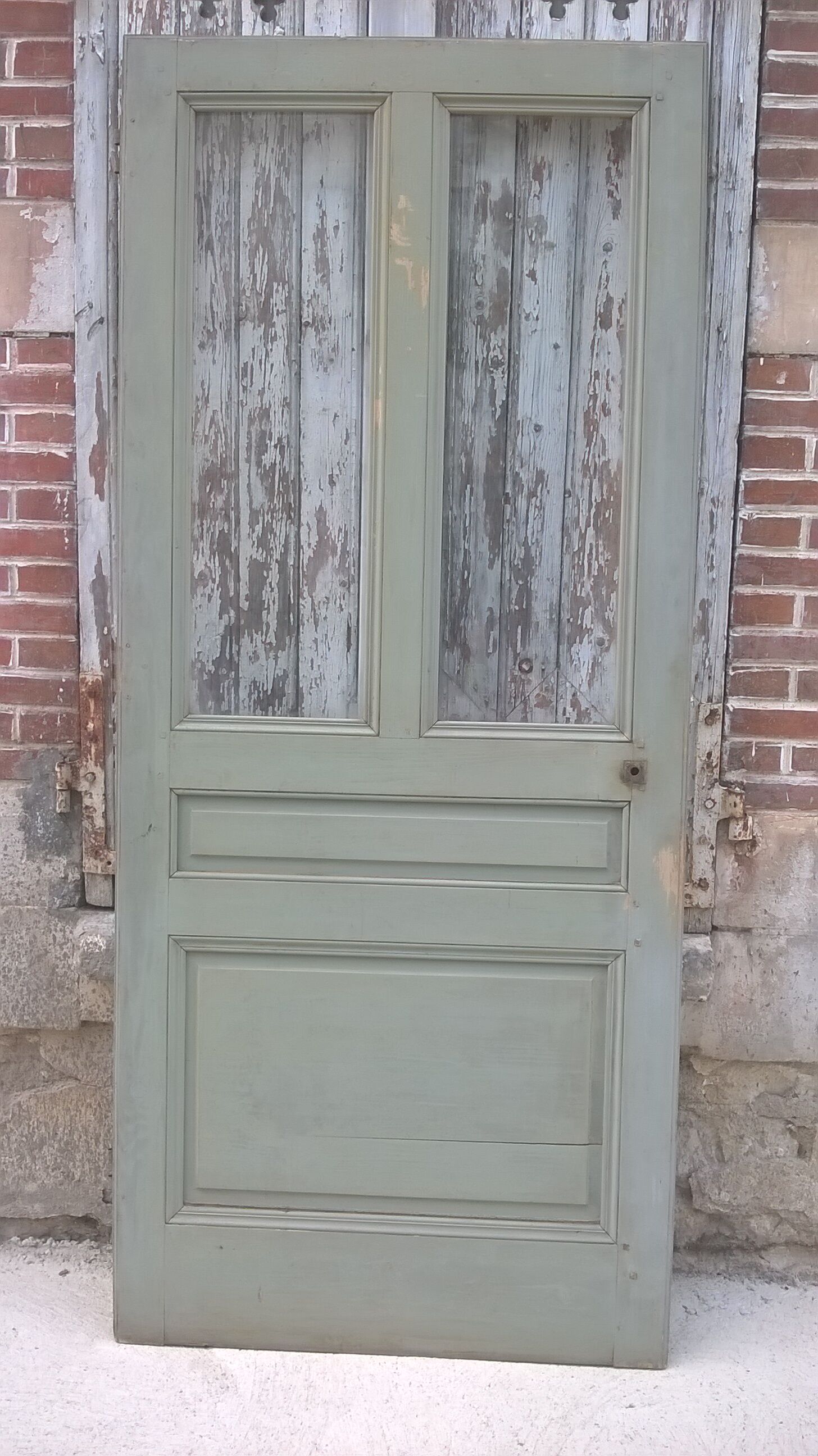 Old glazed interior door
