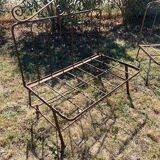 Paire de Banquette fer forgé ancienne