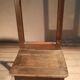 Chaise en bois du dix septième sciecle