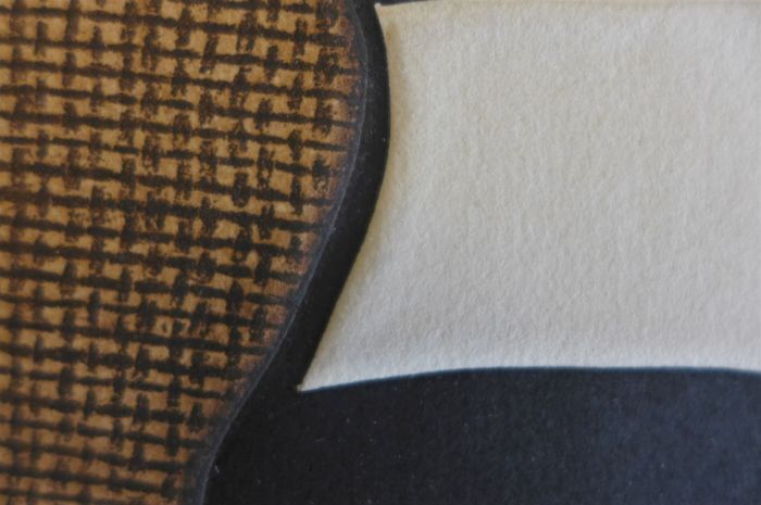 Marca-relli conrad, composition 1, 1977. original etching and aquatint