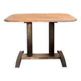 Old 50s oak bistro table