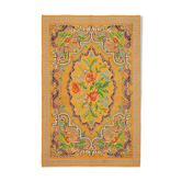 Handmade Vintage Moldovan Yellow Kilim 200 cm x 300 cm
