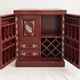 Bar cabinet in rosewood and mother-of-pearl – handcrafted.