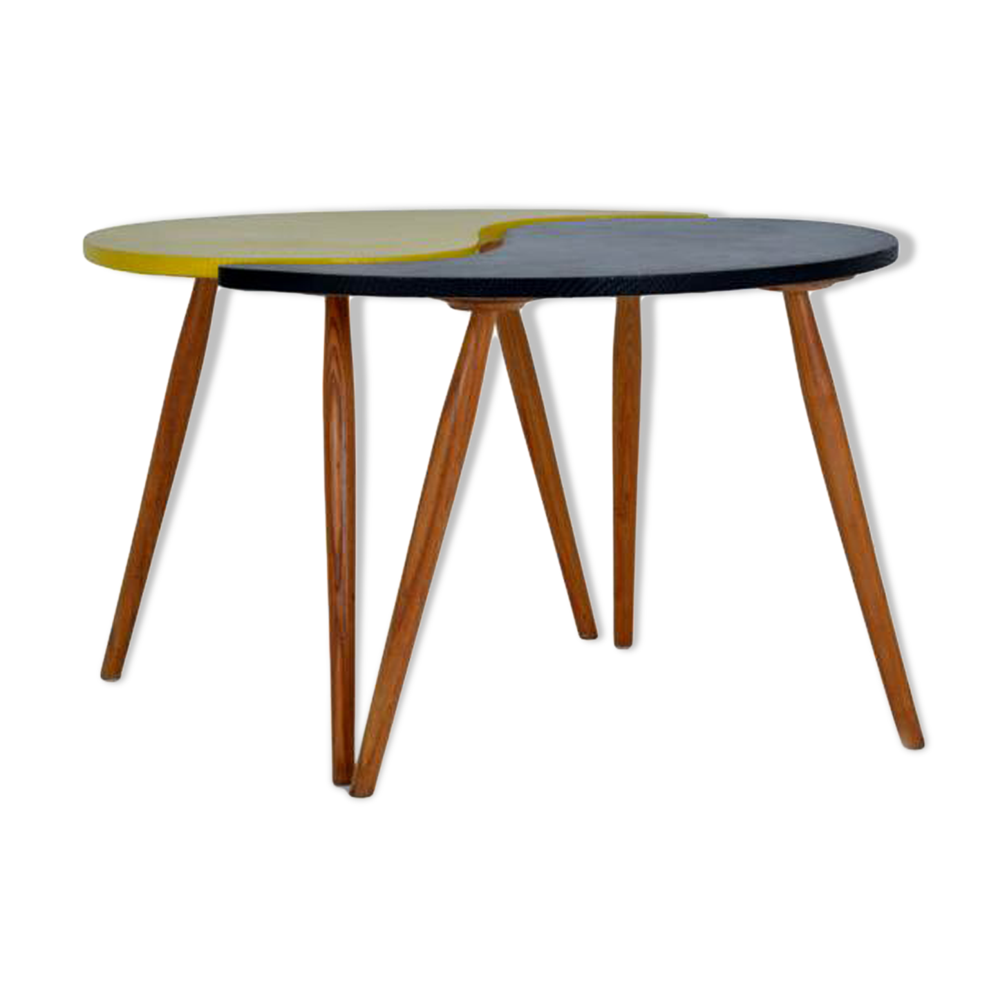 Table basse Ying Yang des années 50