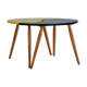 Table basse Ying Yang des années 50
