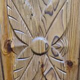 Vintage wooden carved room devider