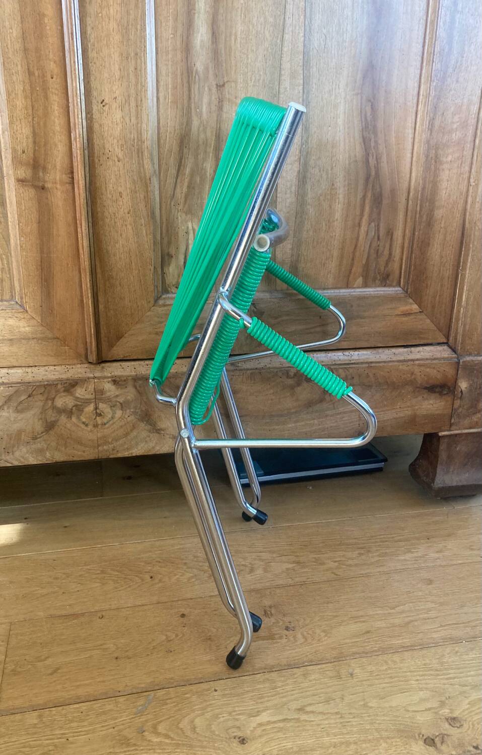 Fauteuil Scoubidou pliant pour enfant, années 1960