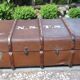 Trunk chest travel russian old