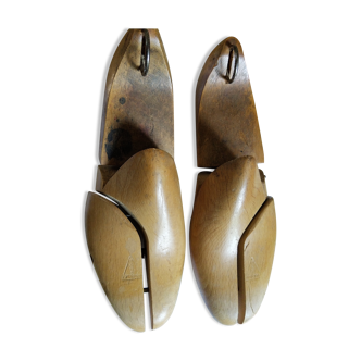 Old wooden shoe trees