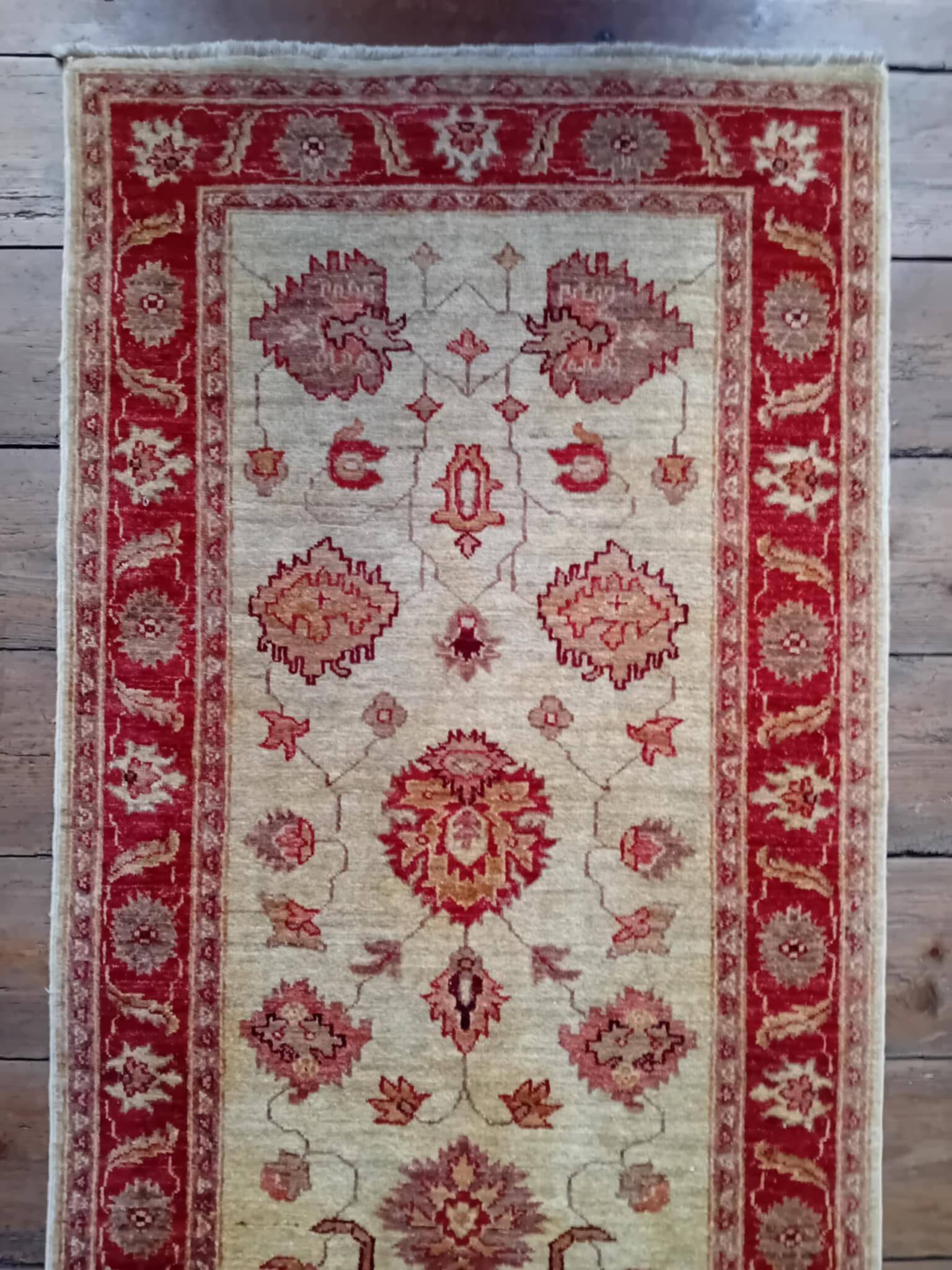 Pakistani Farahan Handmade Runner Rug 270x80cm