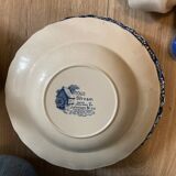 Mill Stream Blue Porcelain Plates