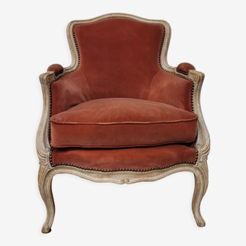 Louis XV style shepherdess armchair