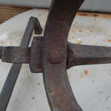 Old pair of wrought iron pegs