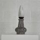 Vintage ceramic and opaline lamp