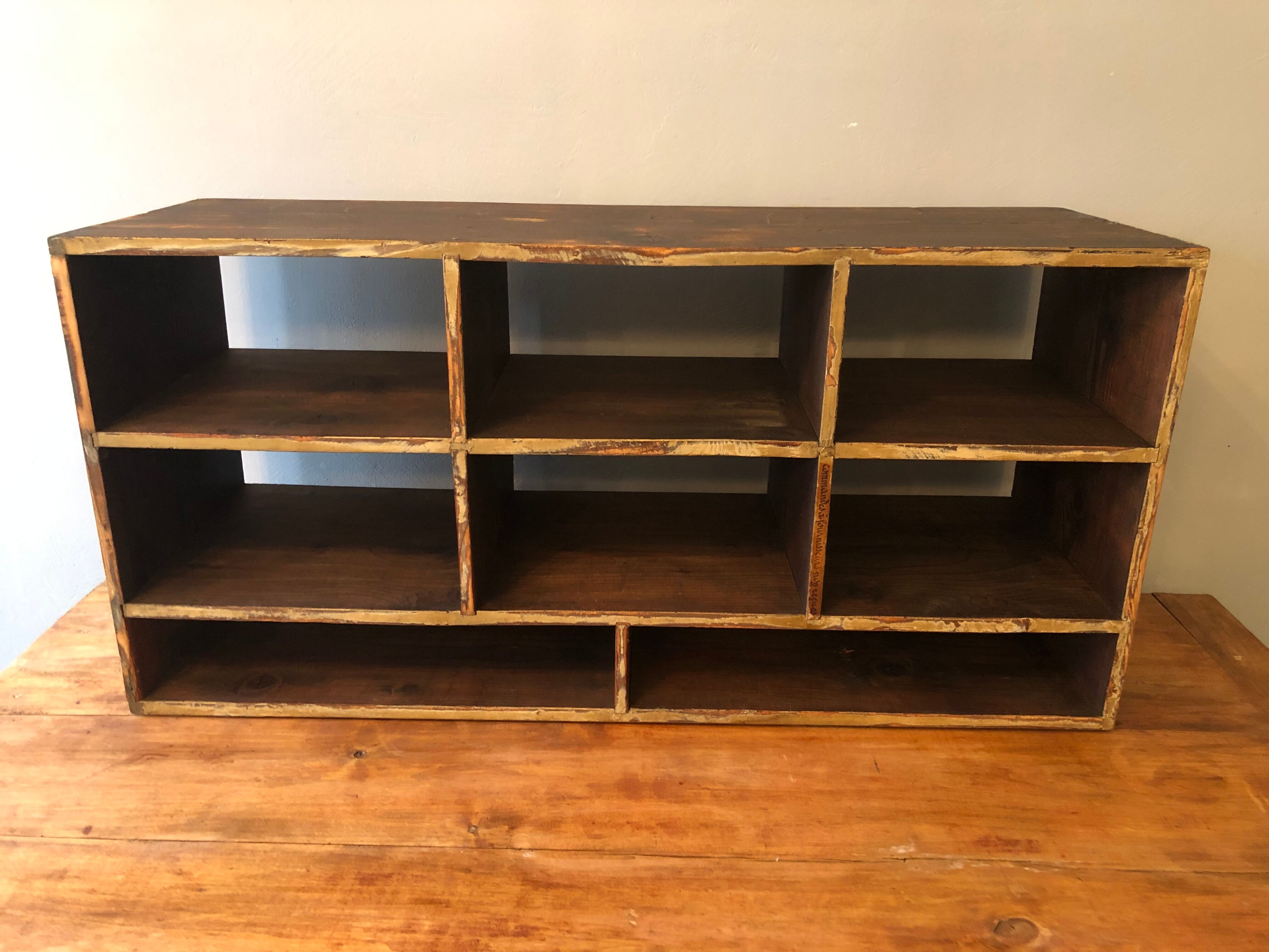 Antique locker cabinet