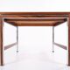 Side table / lamp table – rosewood – aluminium – 1960s