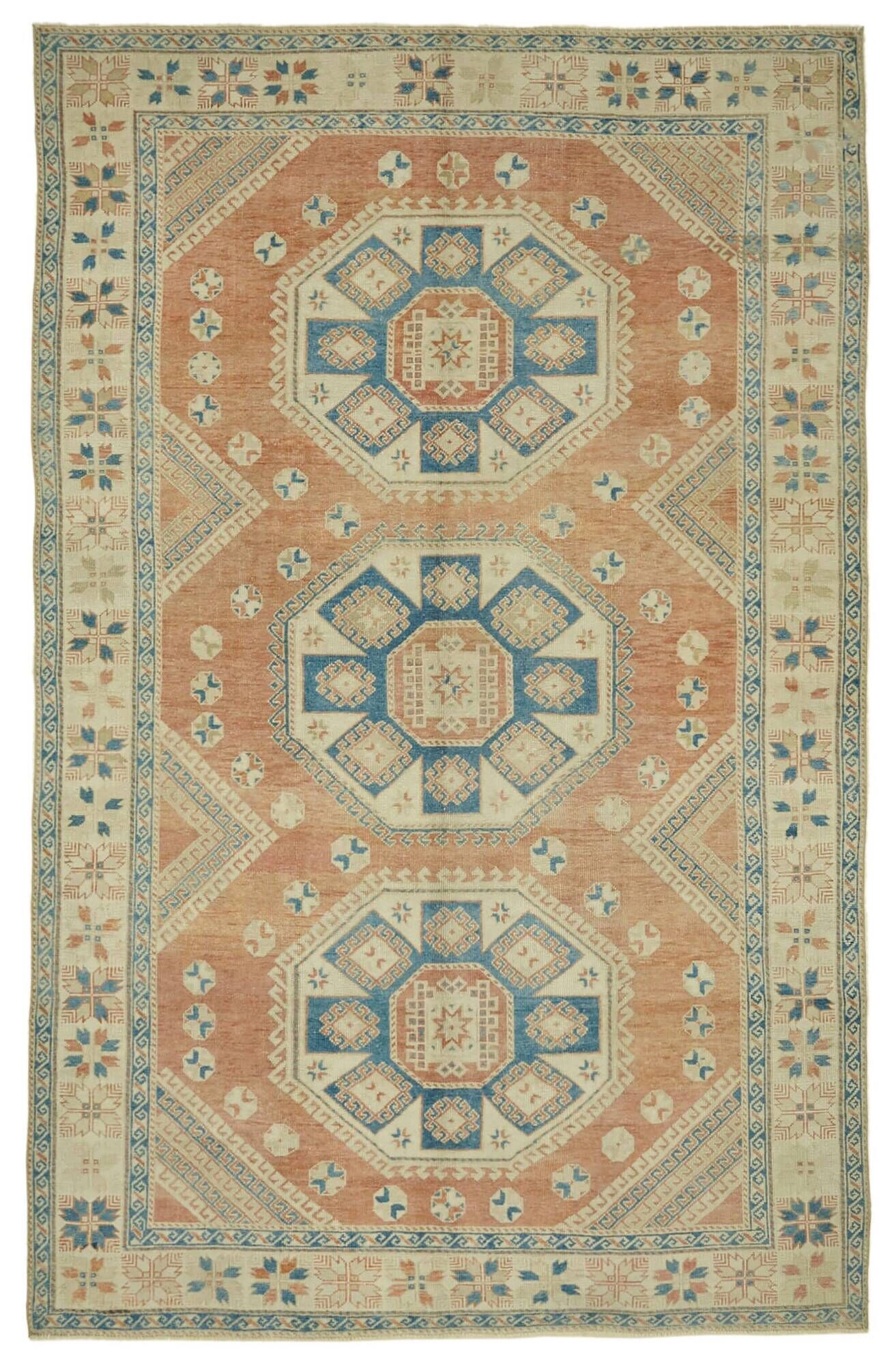 Turkish Vintage Anatolian Rug 191 cm x 299 cm