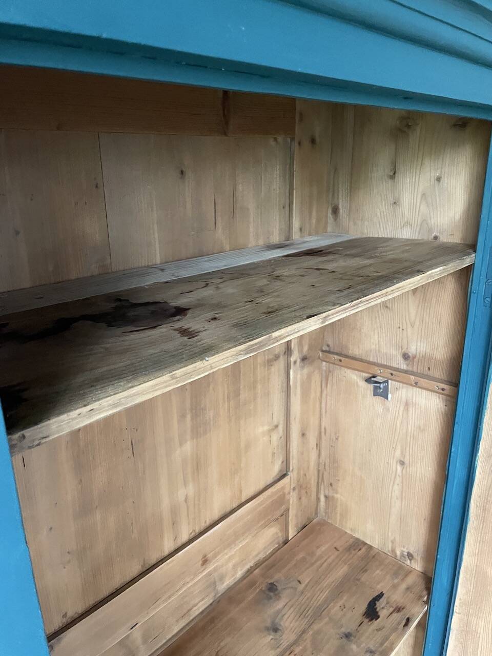 Green hosiery cabinet