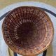 Bicolour wicker basket