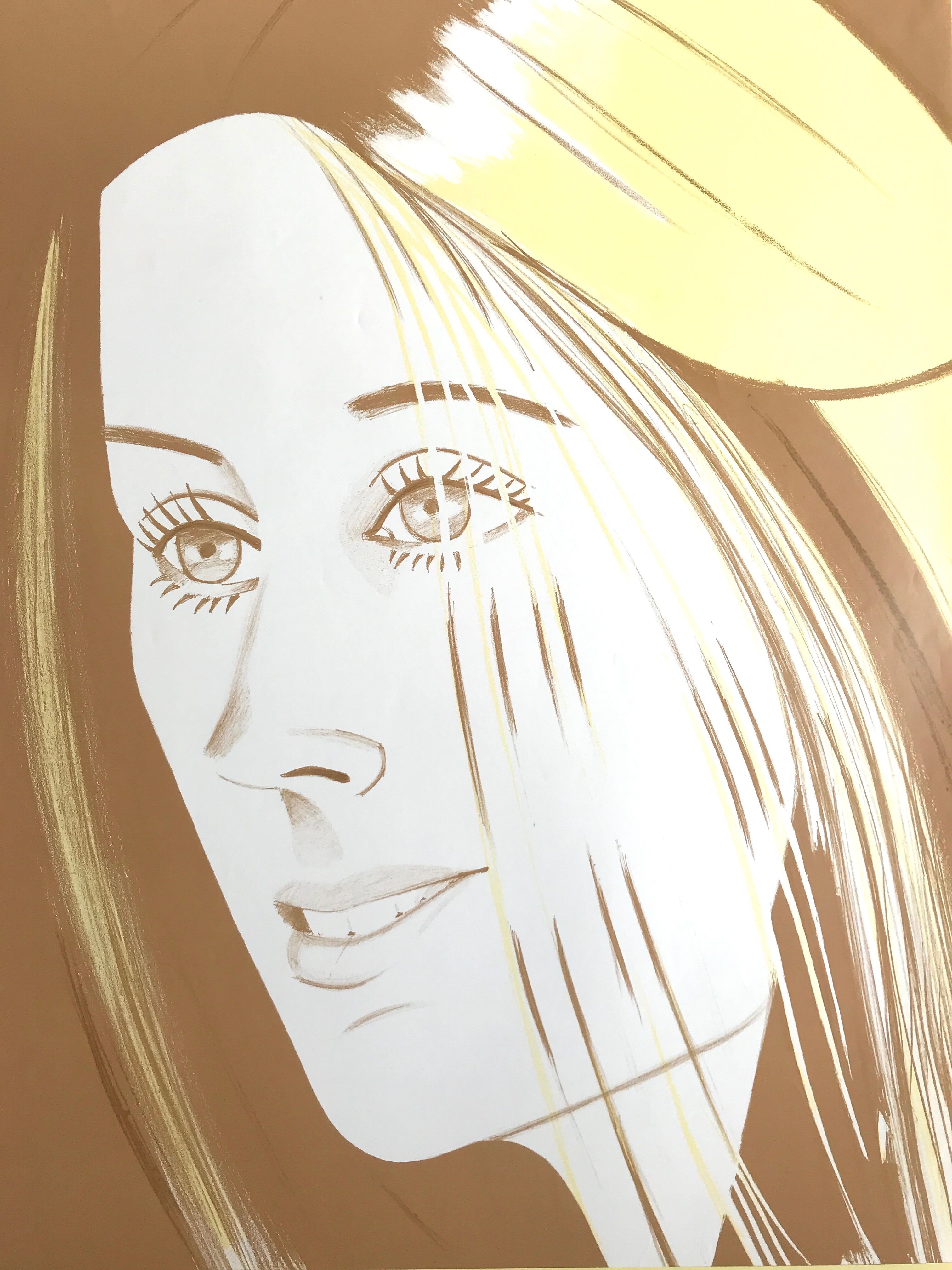 Original lithograph poster by Alex Katz, Galerie Roger d'Amécourt / FIAC, 1977