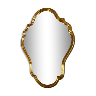 Classic golden mirror 76 x 56 cm