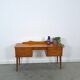 Side table met lades en messing details uit Zweden, kinder bureau