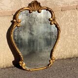 Louis XV style shell mirror