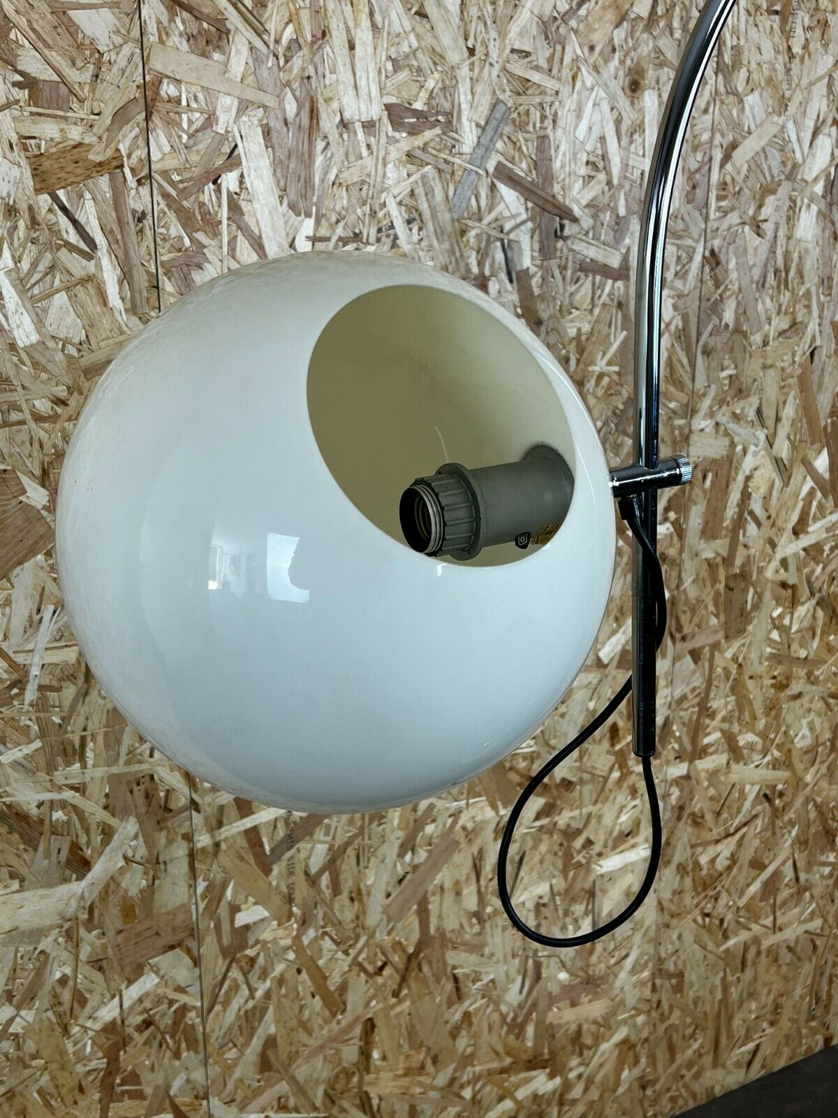 60s 70s floor lamp arc Wila Leuchten Space Age 60s
