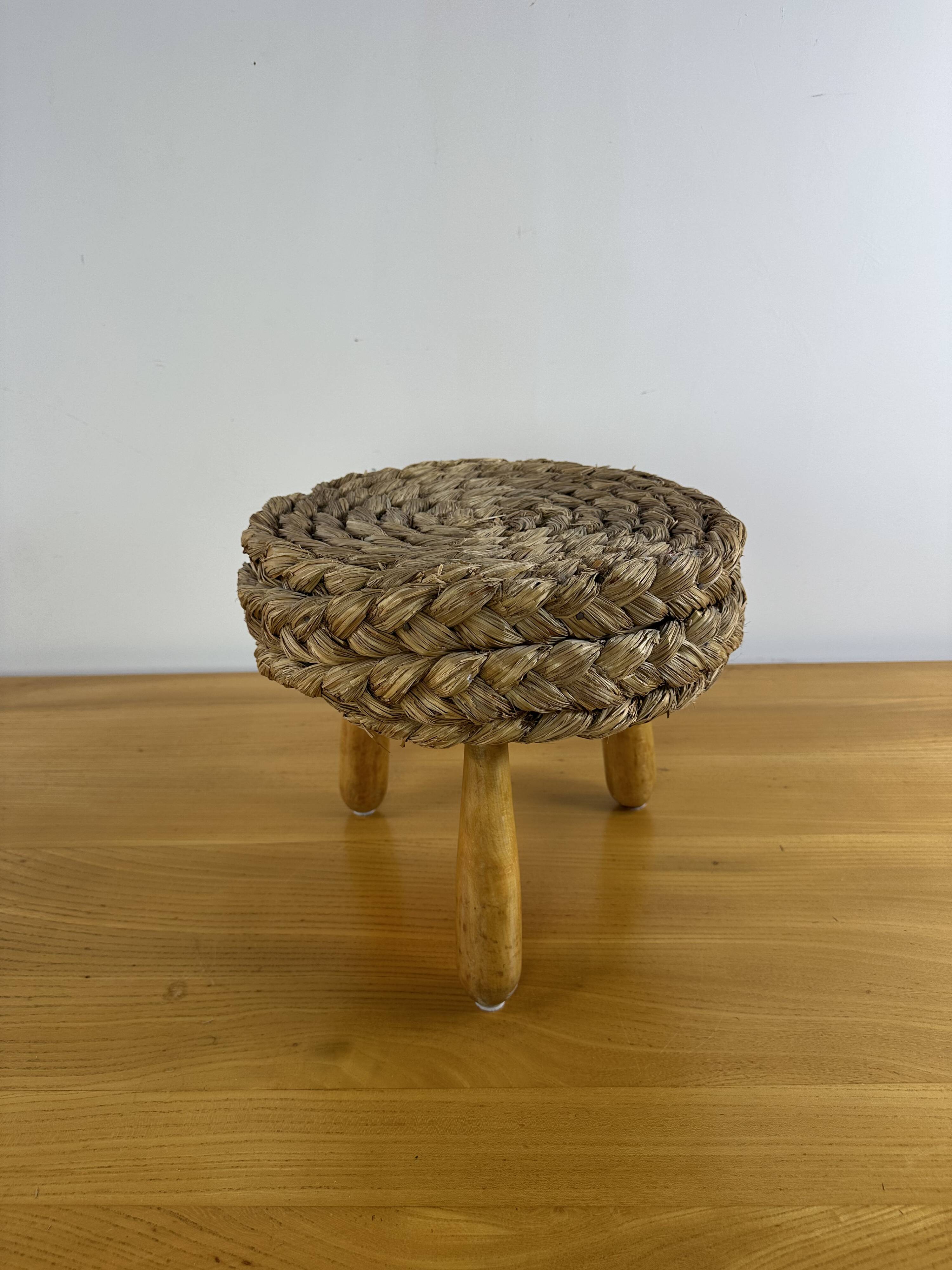 Audoux Minet stool 1960s