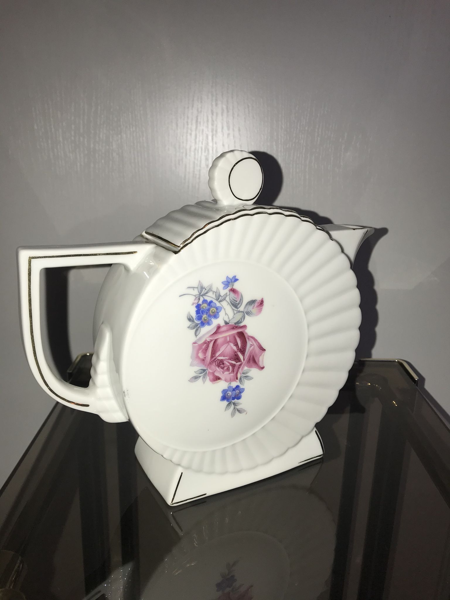 Duo cafetière et sucrier en porcelaine Made in Slovakia