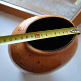 W.Germany 504-30 orange speckled vase 70s