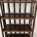 Vintage rattan shelf