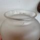 Lot 3 Tulips Antique Glass Cut Frosted Art Deco Lamps Lu