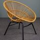 Rattan armchair, Dutch Design, 1960