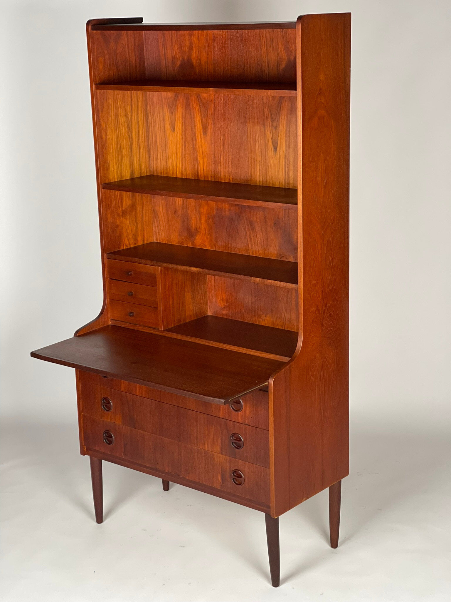 Scandinavian teak secretary from the 1960s.