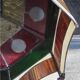 Art style stained glass suspension, diameter 58cm