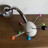Sputnik coat rack, 1980s, Memphis colors