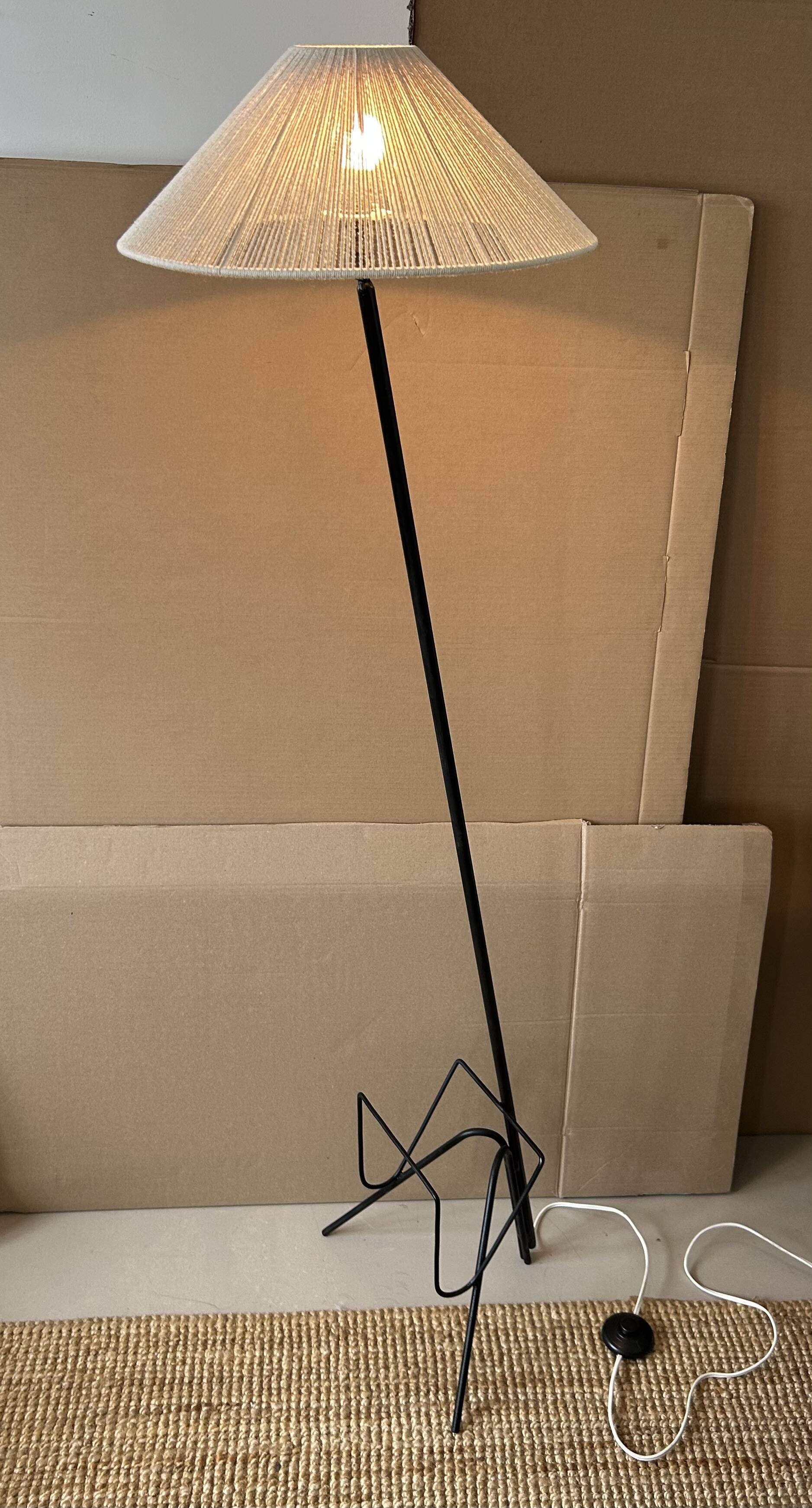 1950s magazine rack floor lamp