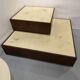 Set of 2 coffee tables, modernist design by jef verbrack, circa 1970.